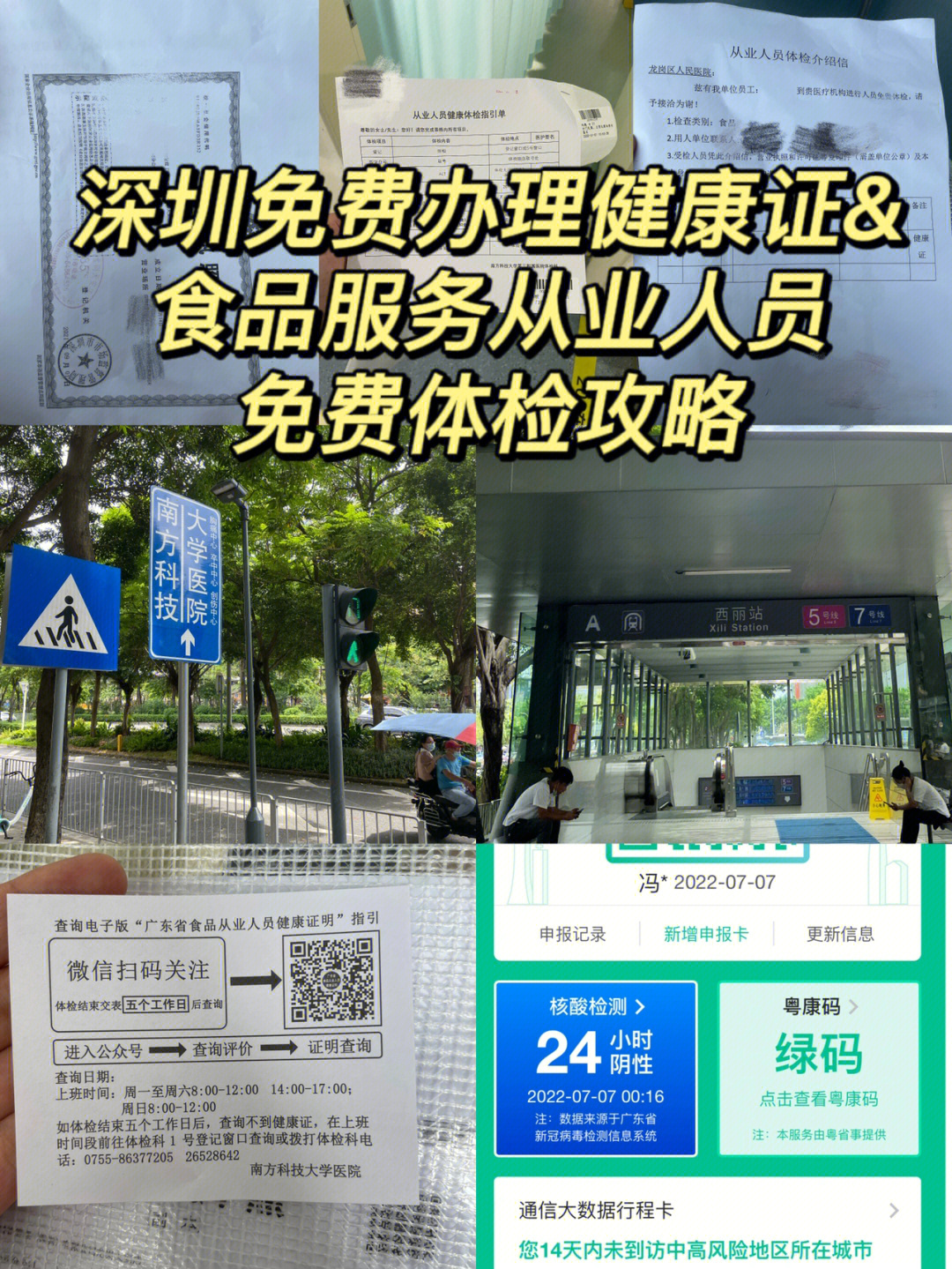 深圳健康证模板图片