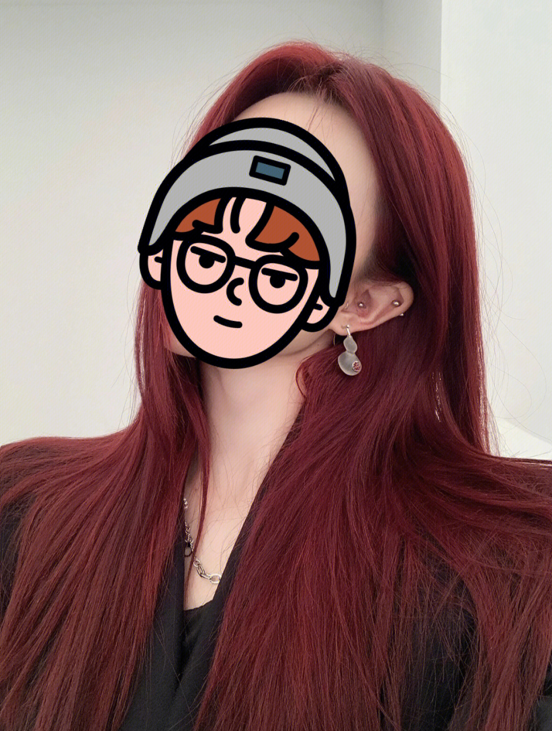 今天是红发阿姨不许漂色的红色
