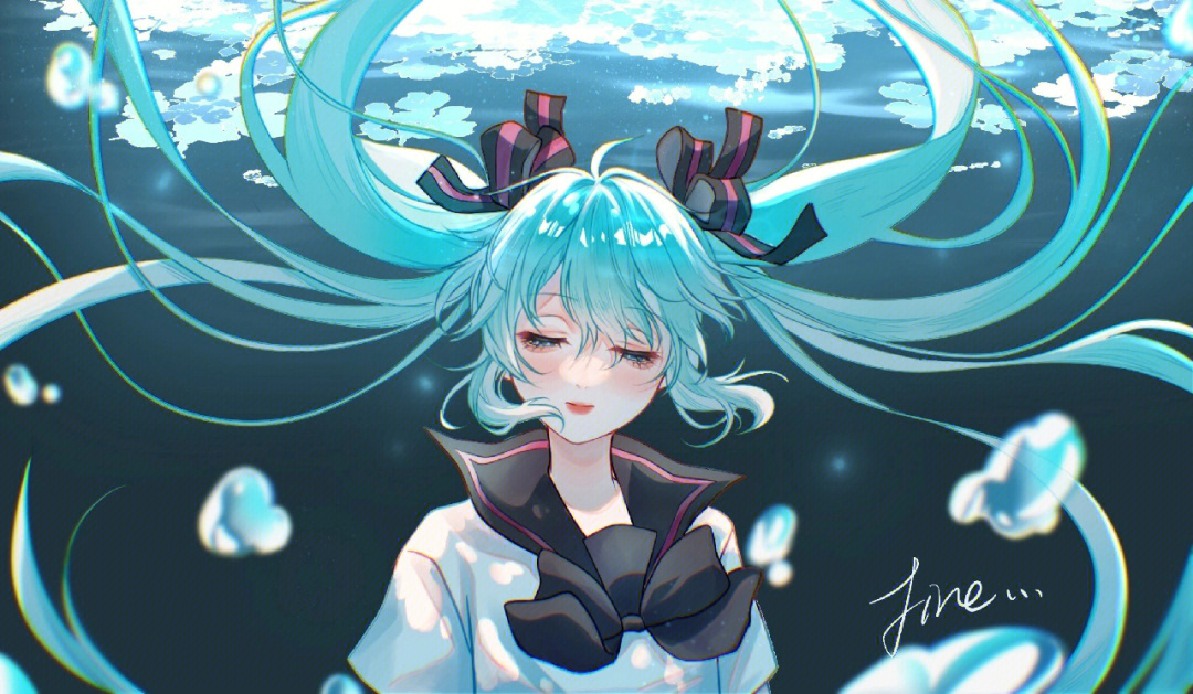 深海初音壁纸图片