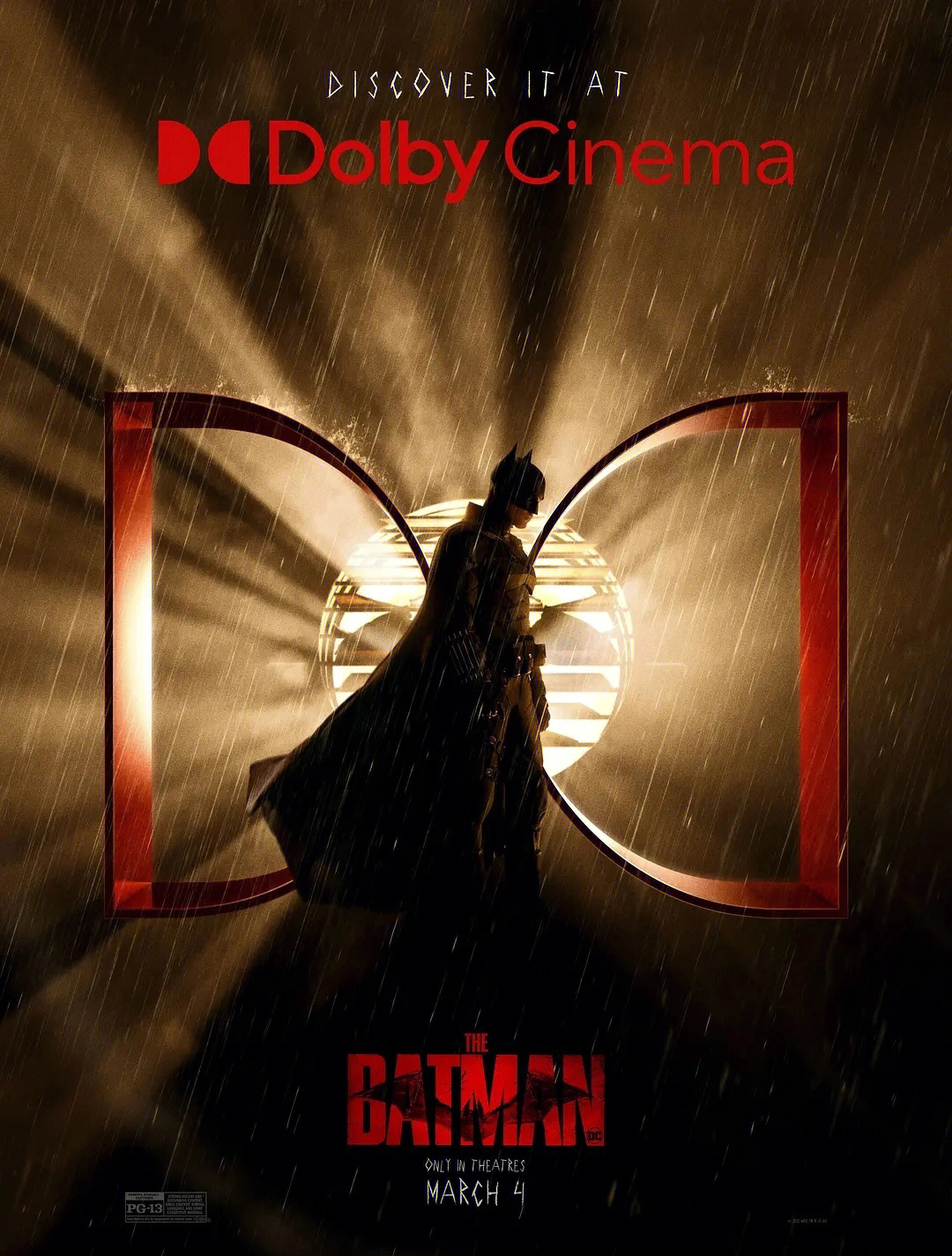 新蝙蝠侠发布dolby4dximax海报