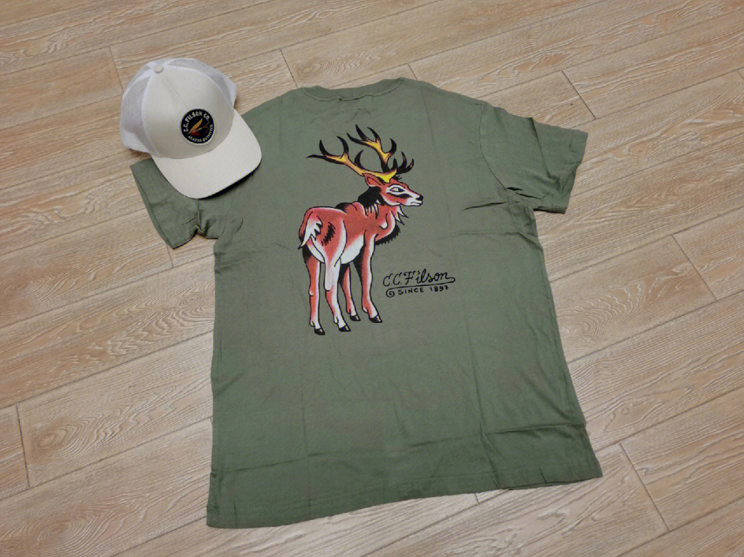 鹿头标标识衣服图片