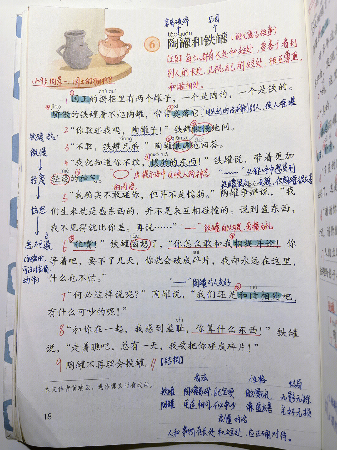 6陶罐和铁罐的生字图片