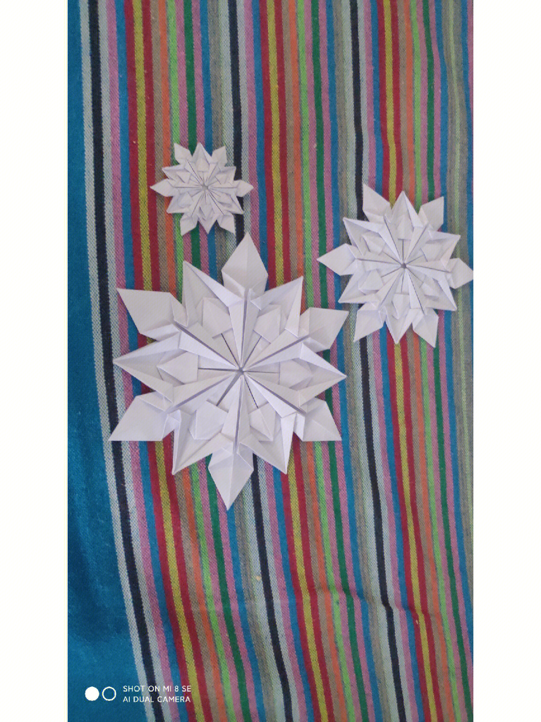 折纸雪花的制作方法图片
