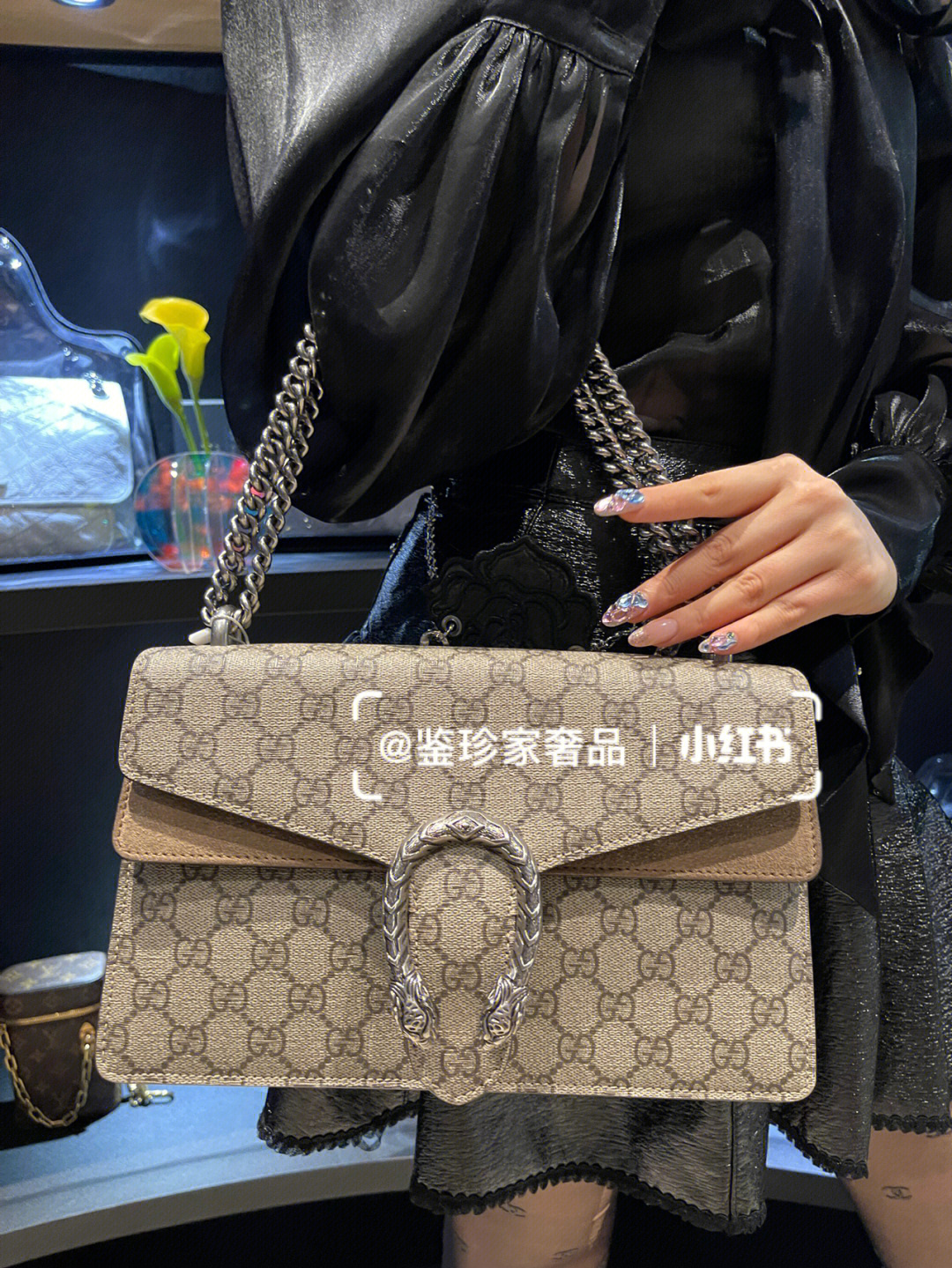 gucci经典款中号酒神包复古首选07