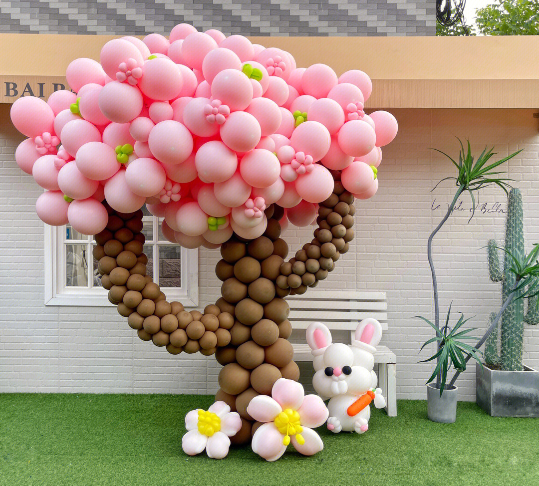 简单气球树制作方法图片