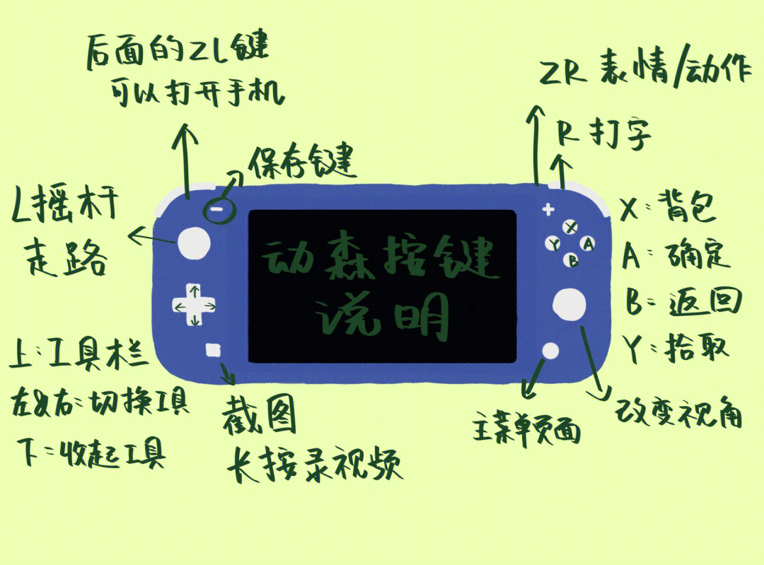 switch按键图解图片