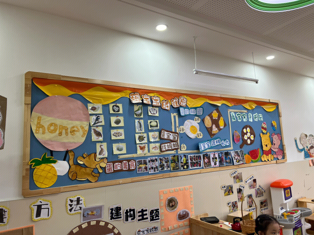 幼儿园奇妙的蛋主题墙图片
