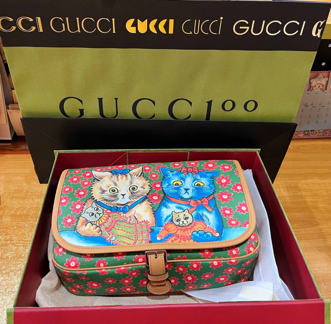 gucci猫咪包限量版图片