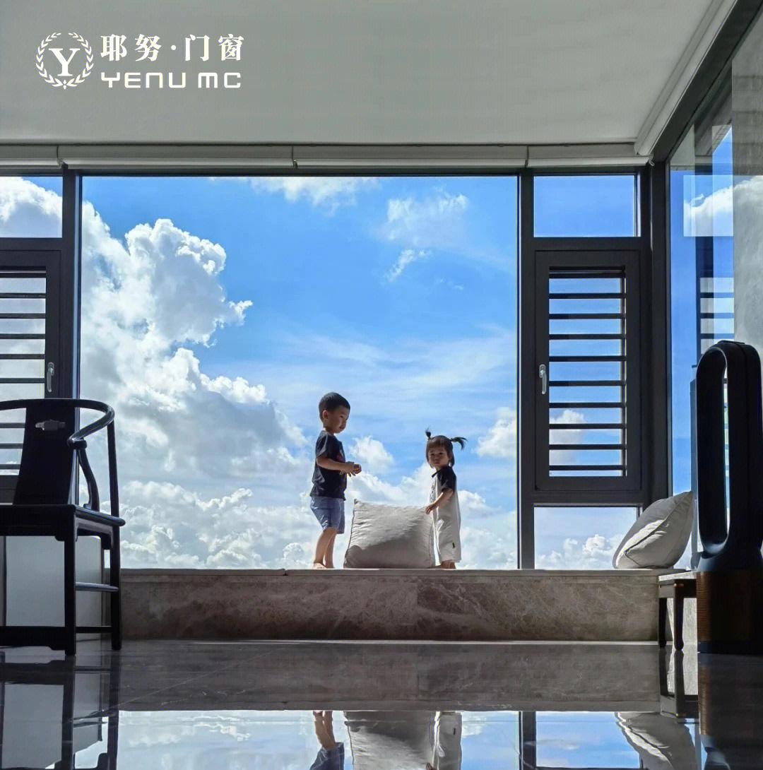 耶努门窗广告图片