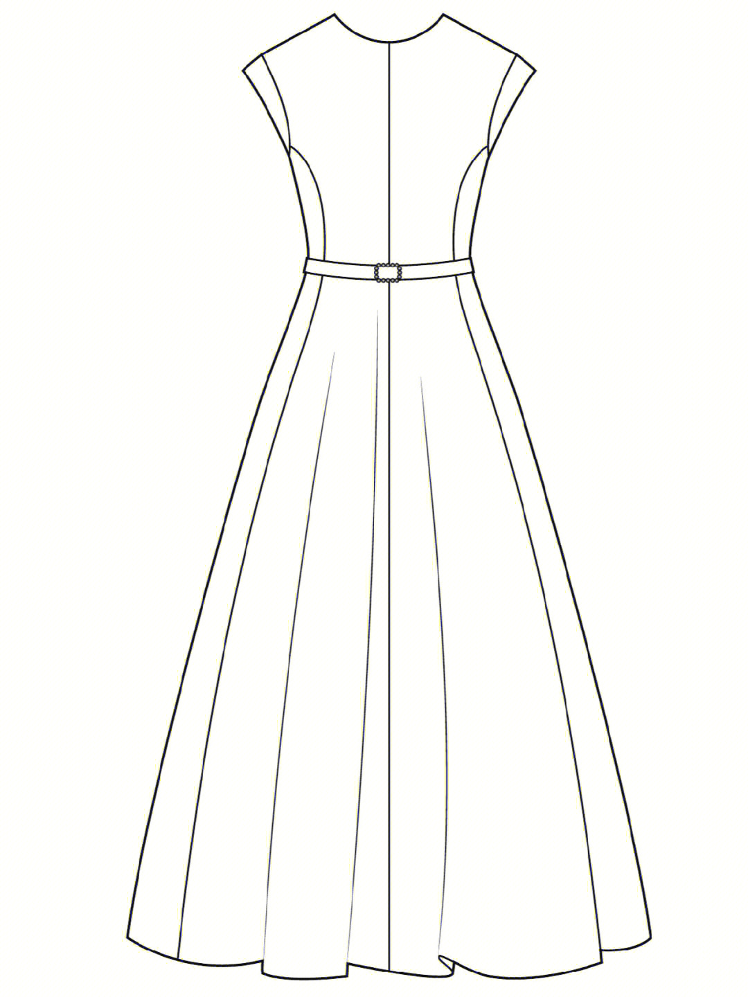 裙子平面设计图图片