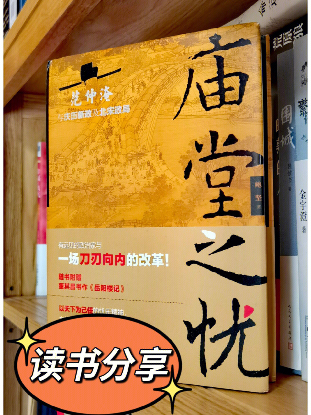 95《庙堂之忧》这本书的副标题是"范仲淹与庆历新政及北宋政局.