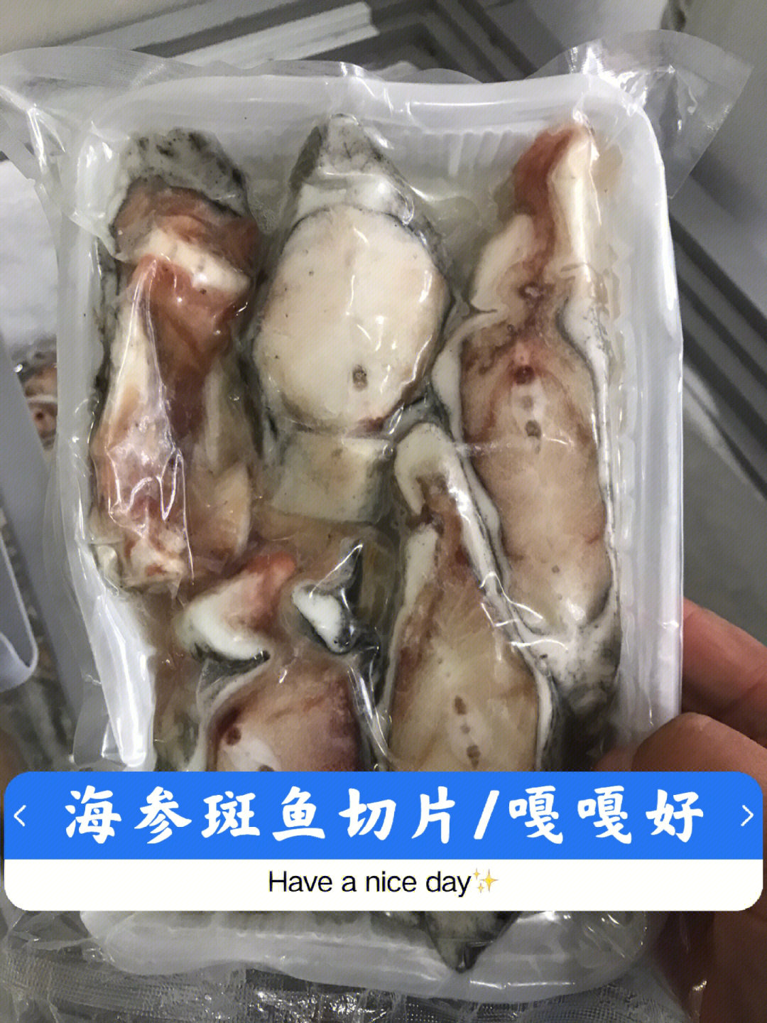 海参斑鱼切片