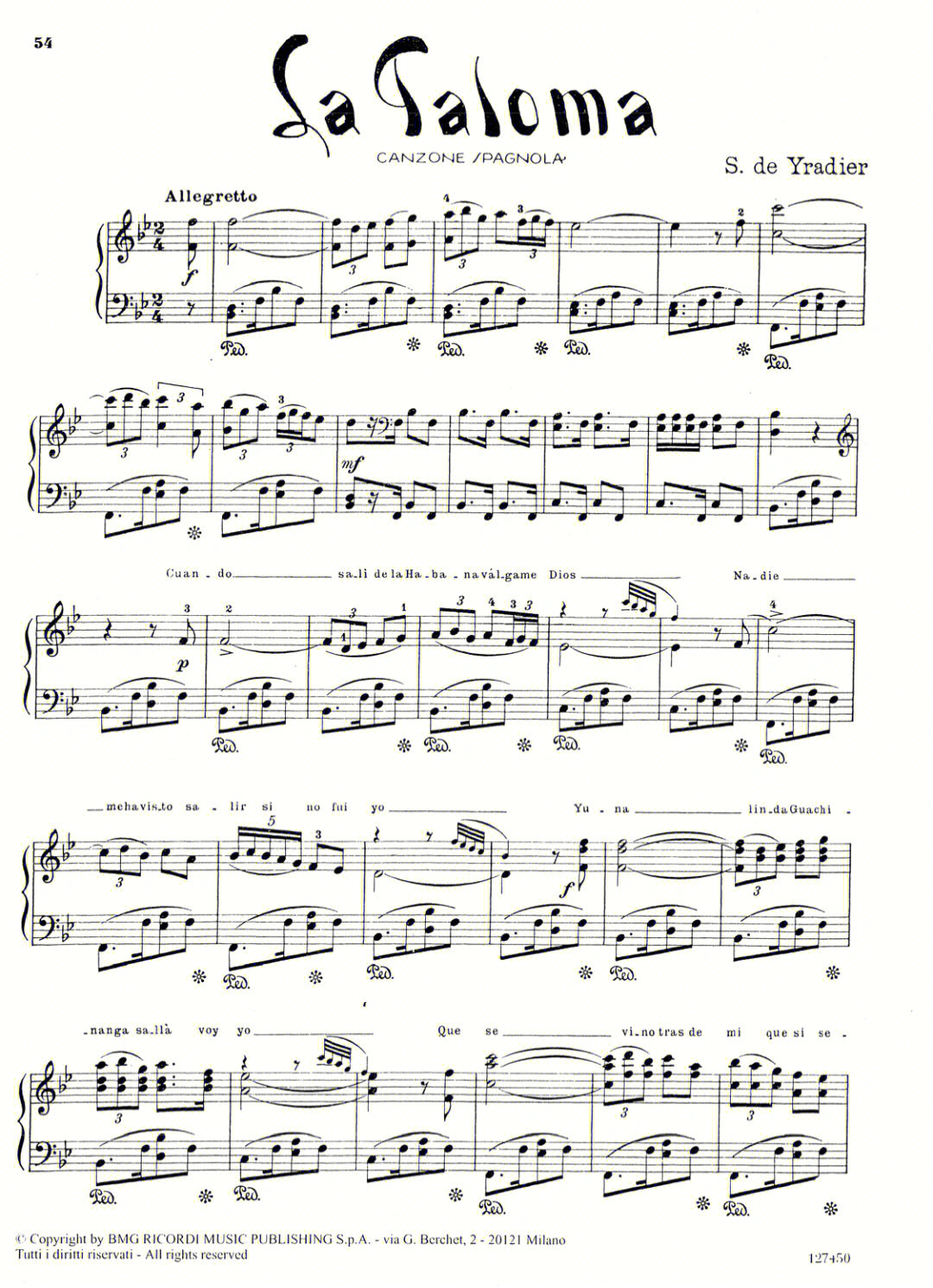 白鸽钢琴最后一段曲谱图片