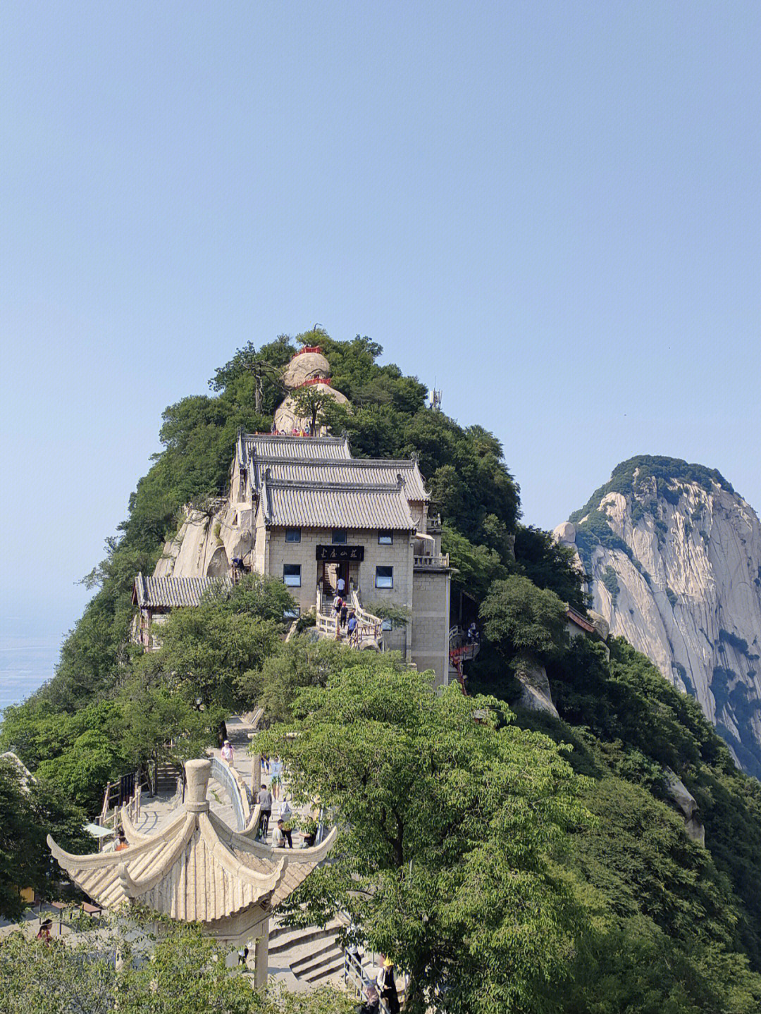 徒步华山北上北下