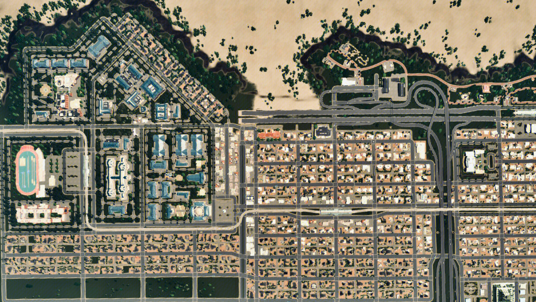 城市天际线前期布局图片