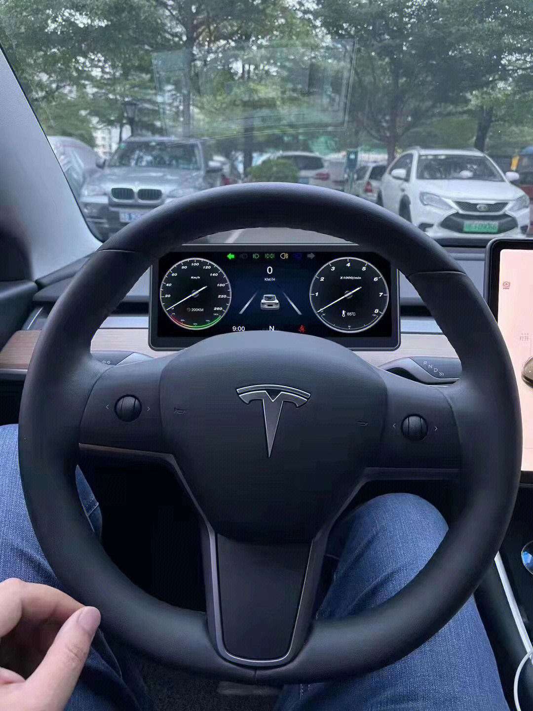 特斯拉model366特斯拉modely液晶仪表