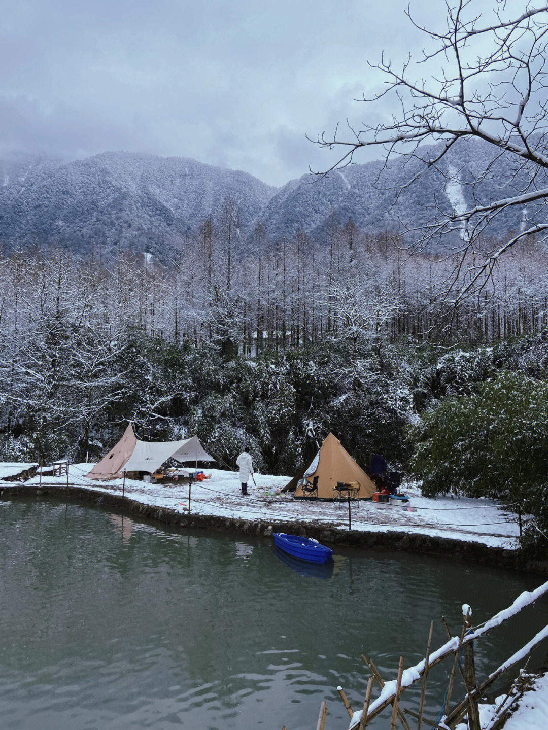 成都的雪景