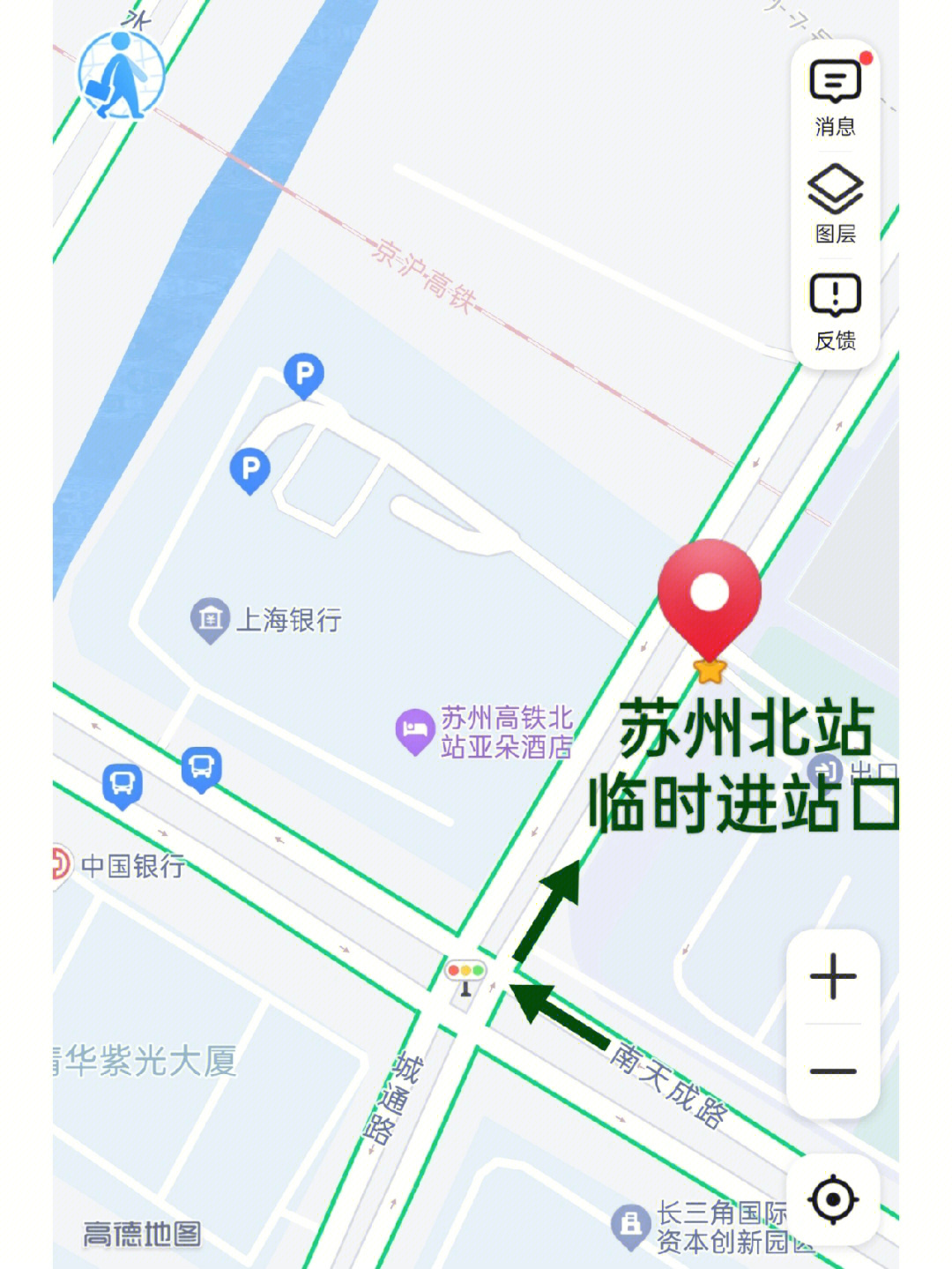 苏州站内部地图图片