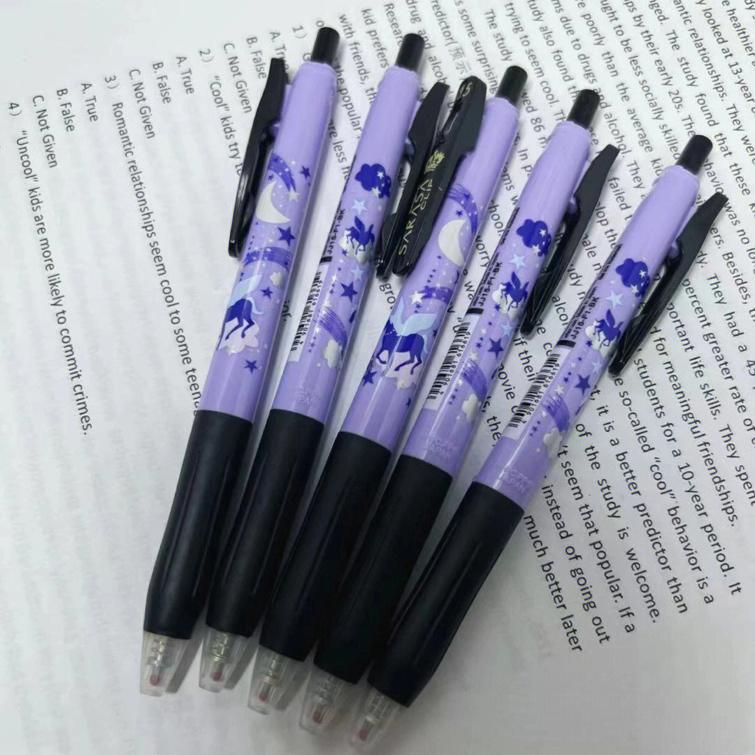 斑马限定中性笔独角兽稀有限量版以梦为马
