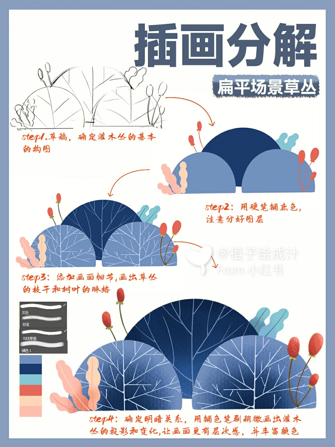 灌木丛意思图片