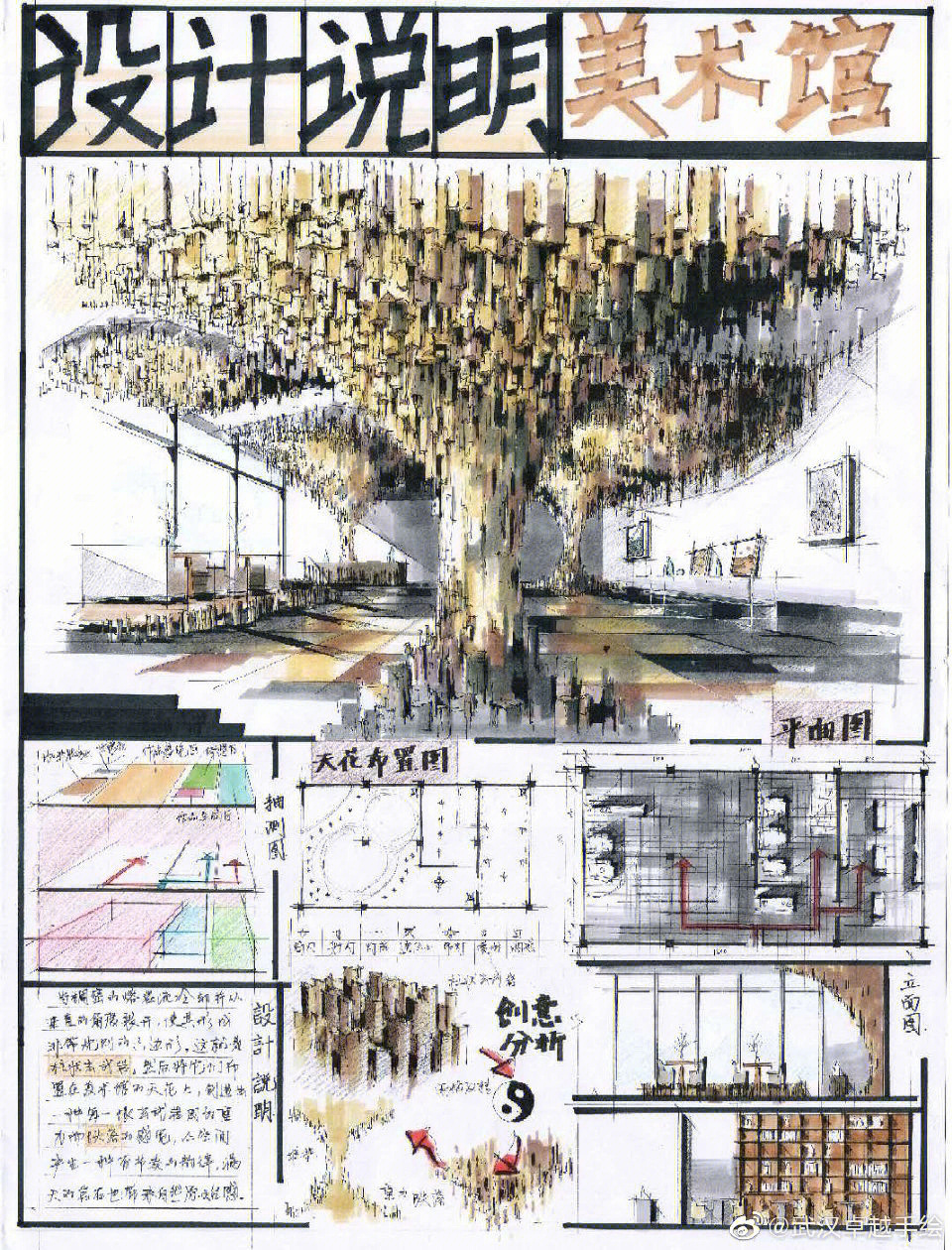 高质量92展厅设计合集60室内快题75