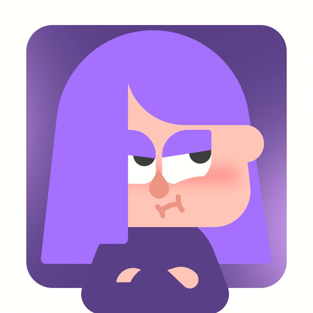 紫毛拽姐头像
