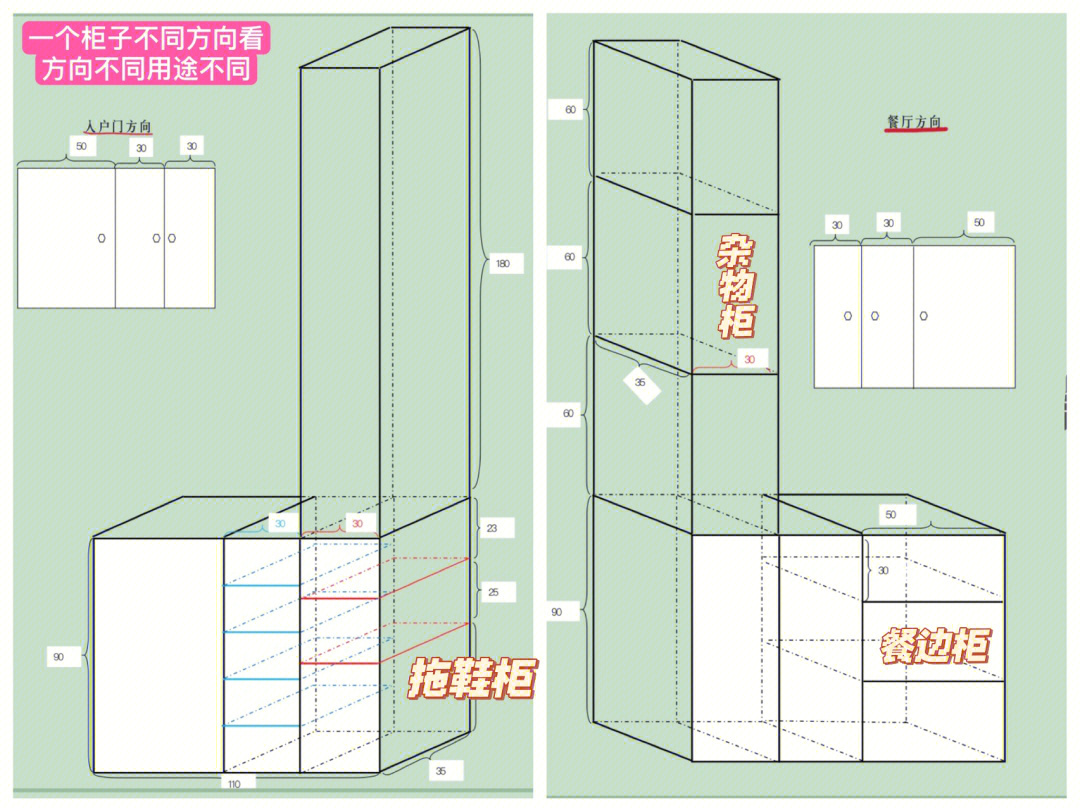 定制衣柜现场测量画图图片