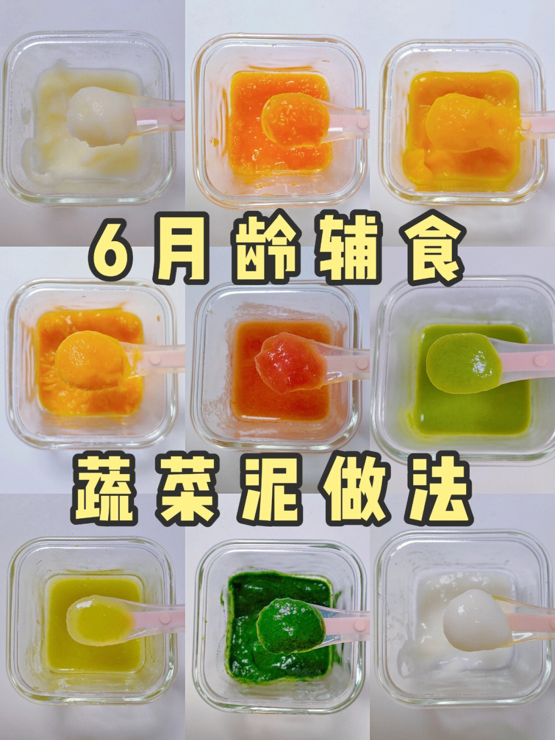 6月龄辅食攻略 蔬菜泥合集6015详细做法