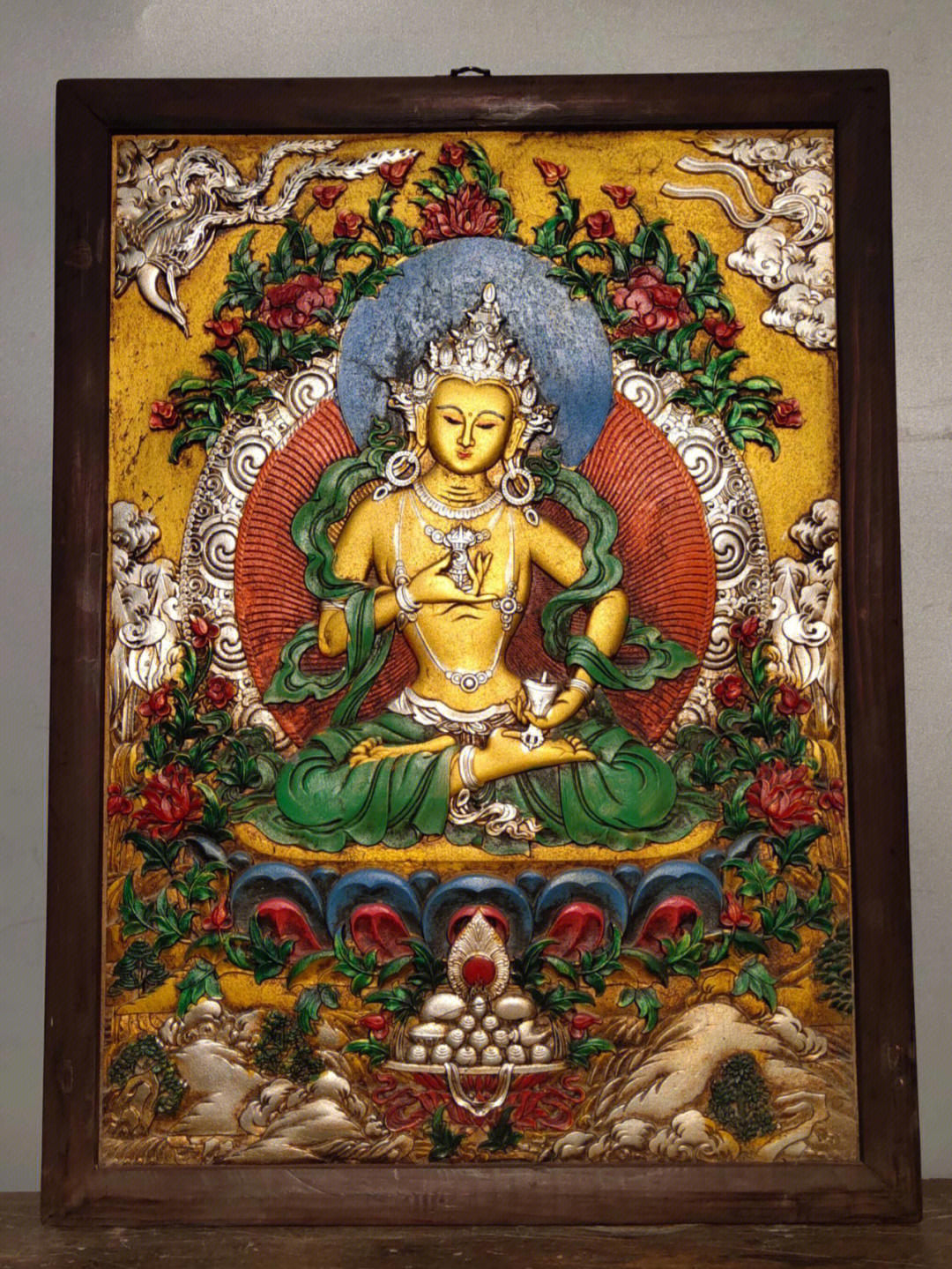 藏传佛教佛像彩绘图片