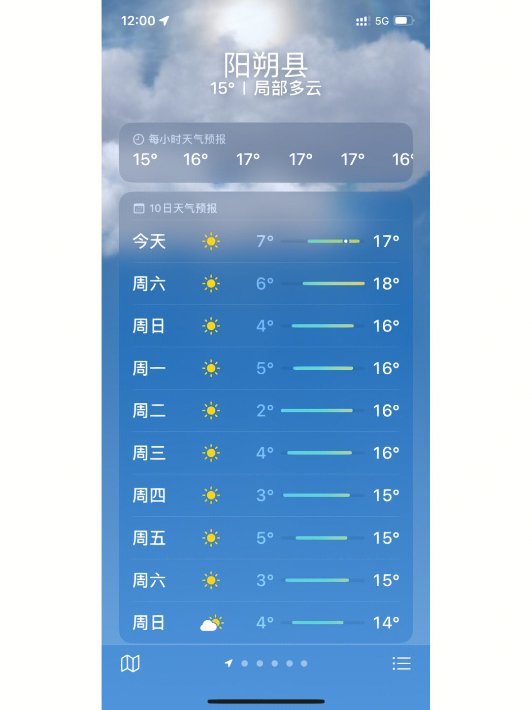 广西阳朔天气15天图片