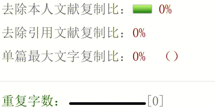 硕士论文查重率0