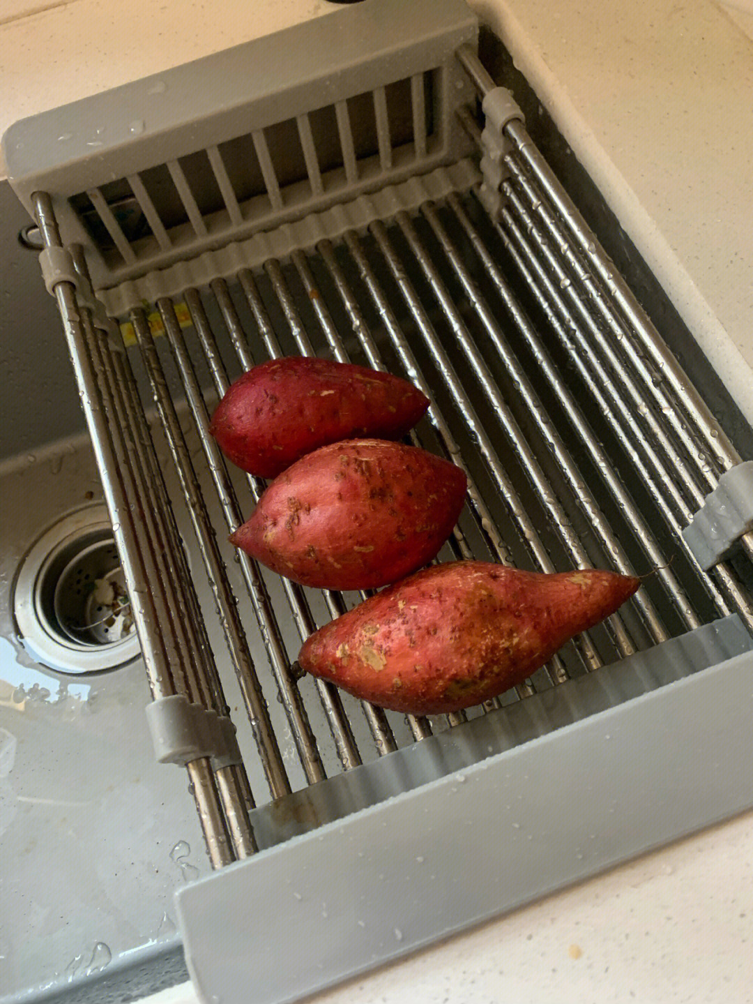 微波炉烤红薯一次性成功哈哈哈
