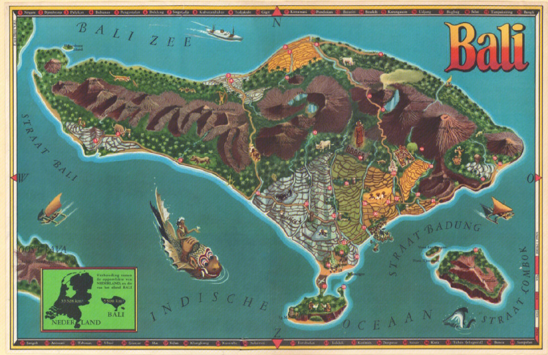 老地图#巴厘岛老地图#天堂岛#海岛地图#度假圣地