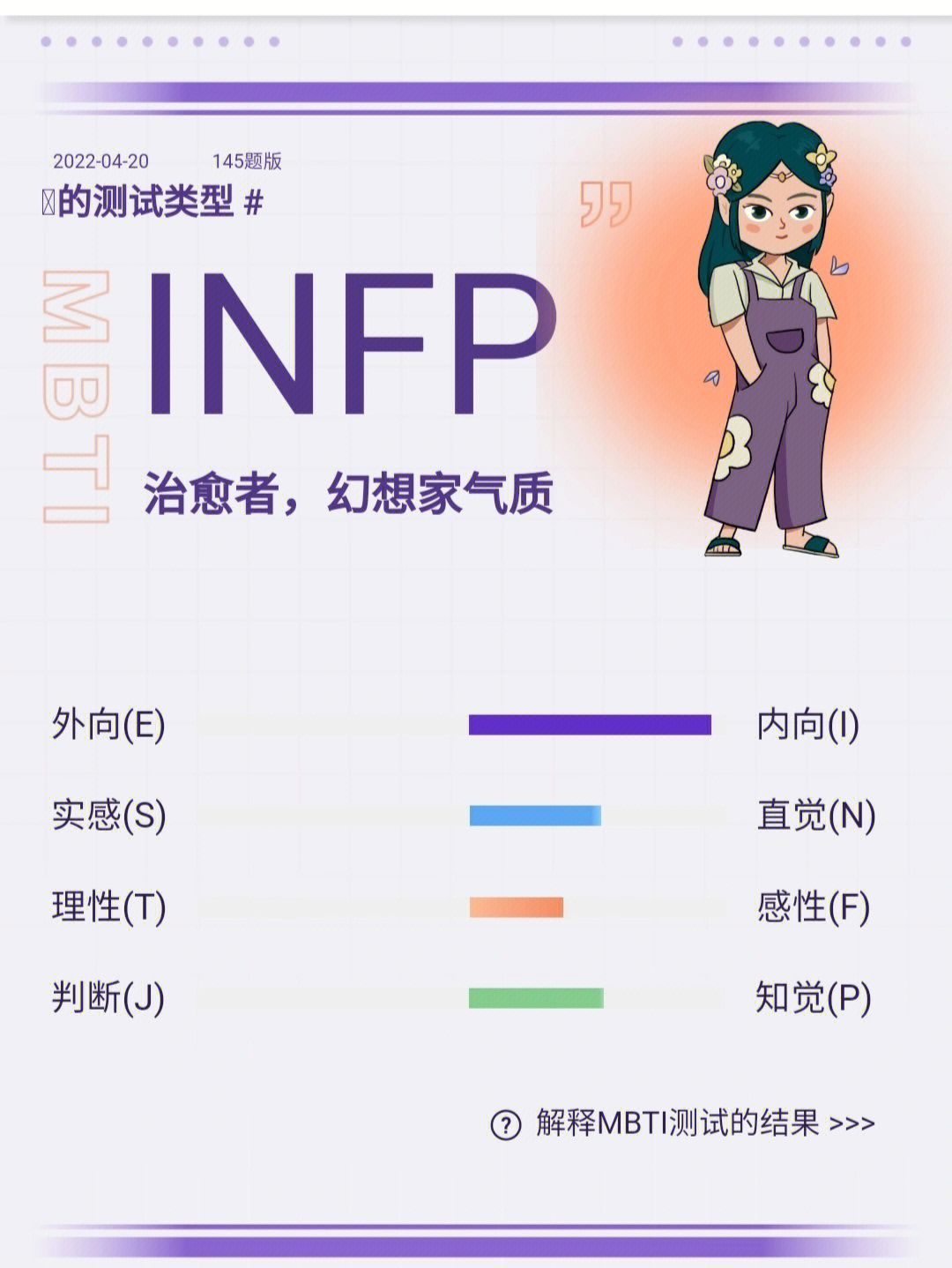 mbti性格测试之infp型人格