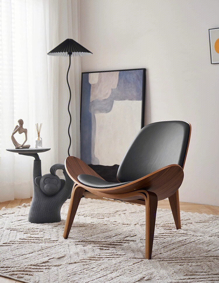 椅子分享现代简约创意设计微笑椅