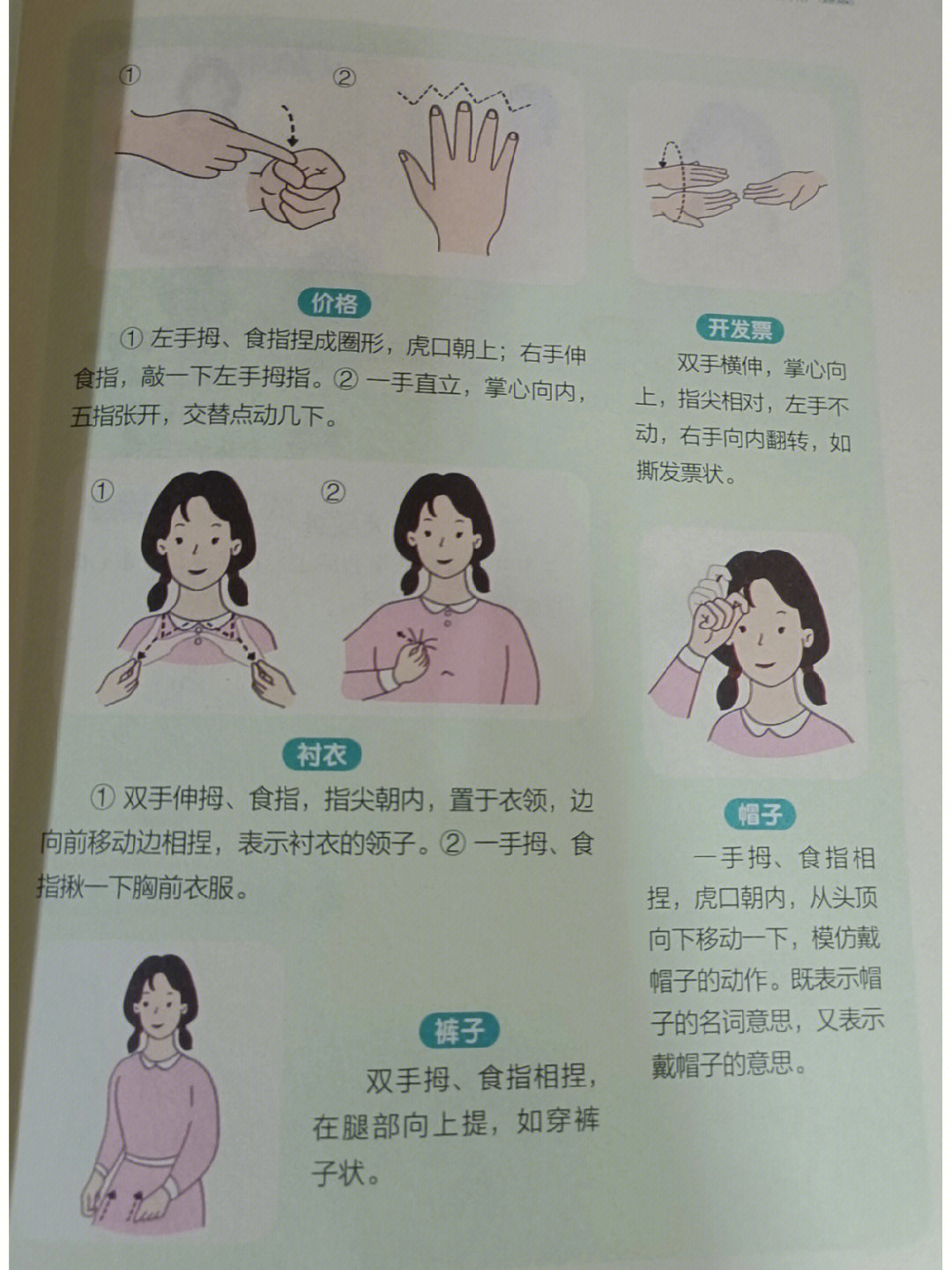 最美中国画手语图片