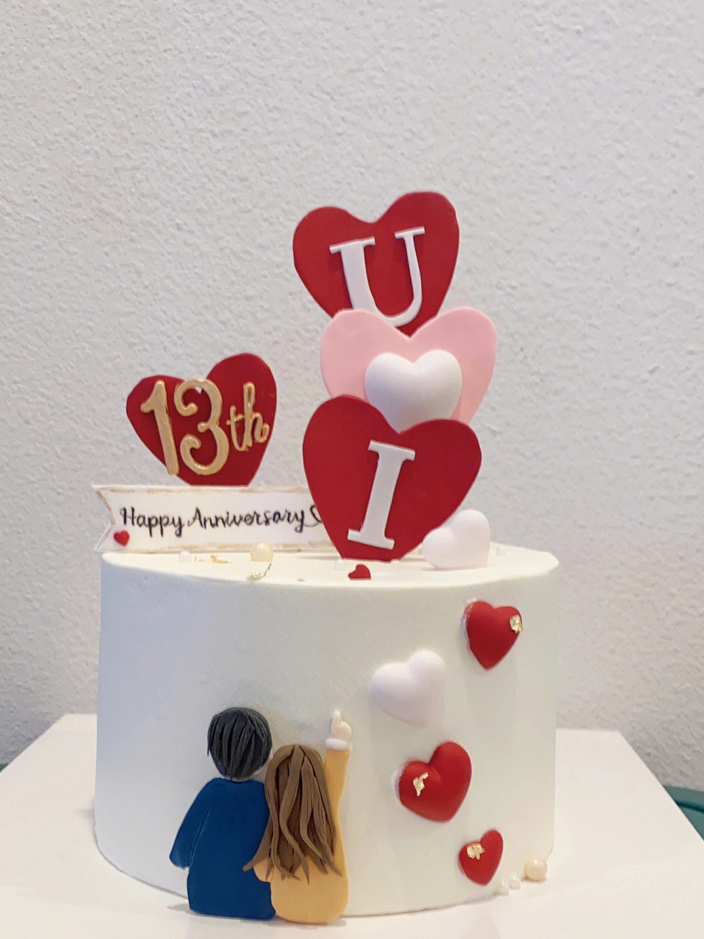 结婚40周年纪念日蛋糕图片