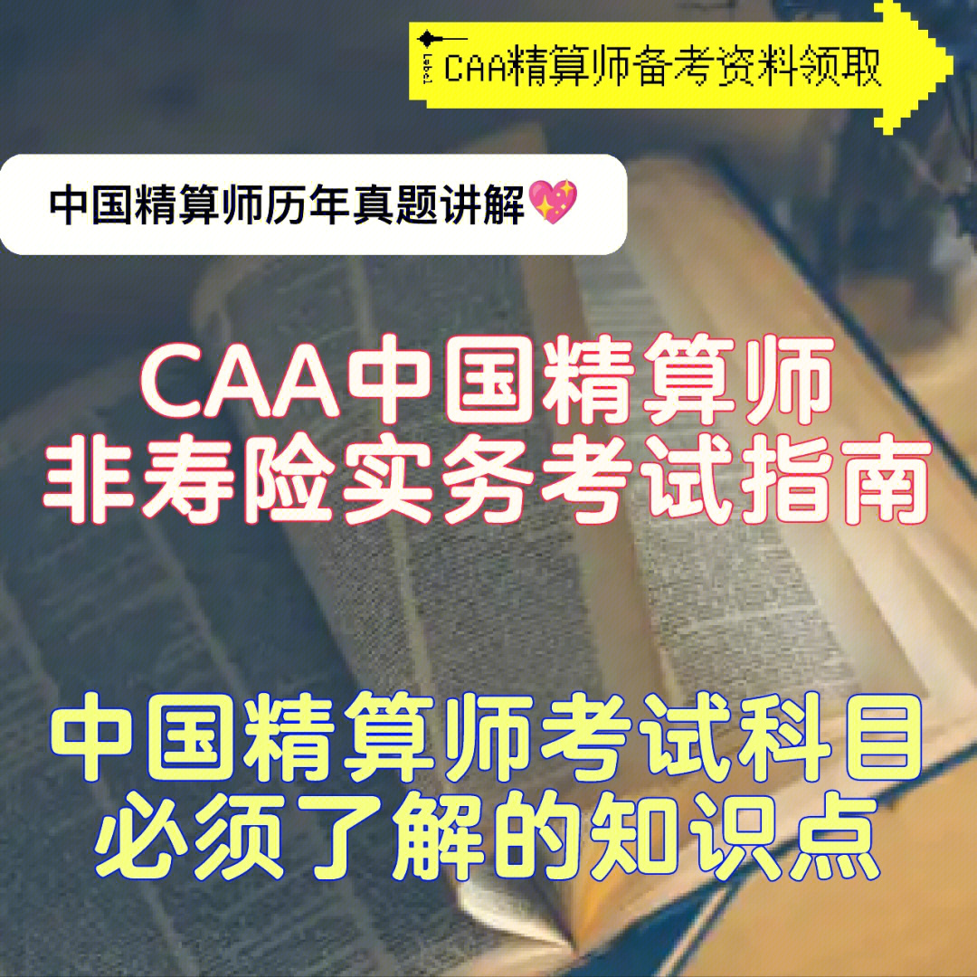 caa中国精算师非寿险实务考试指南