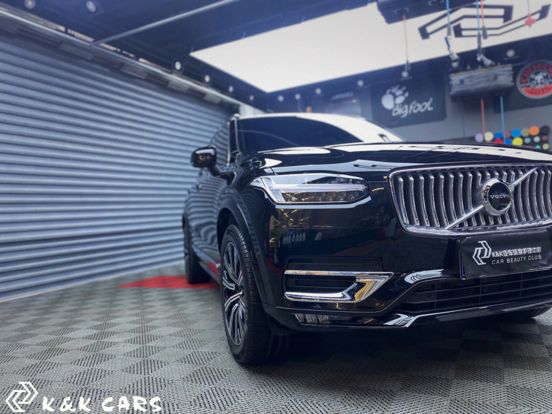 沃尔沃xc90双拼改色图片