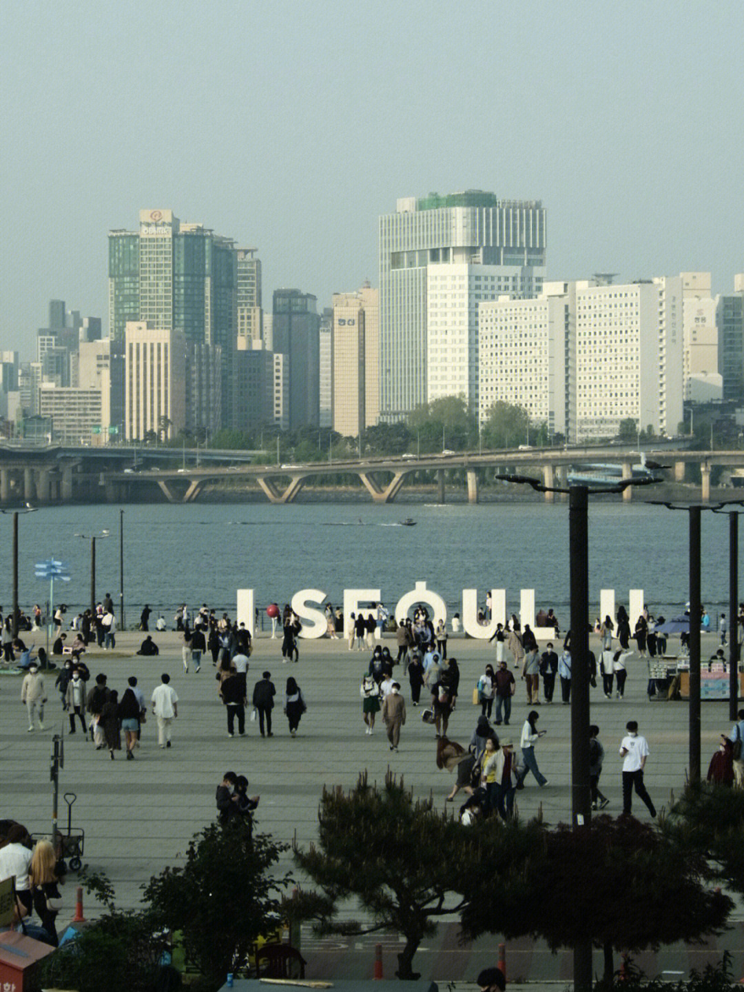 首尔汝矣岛汉江公园图片