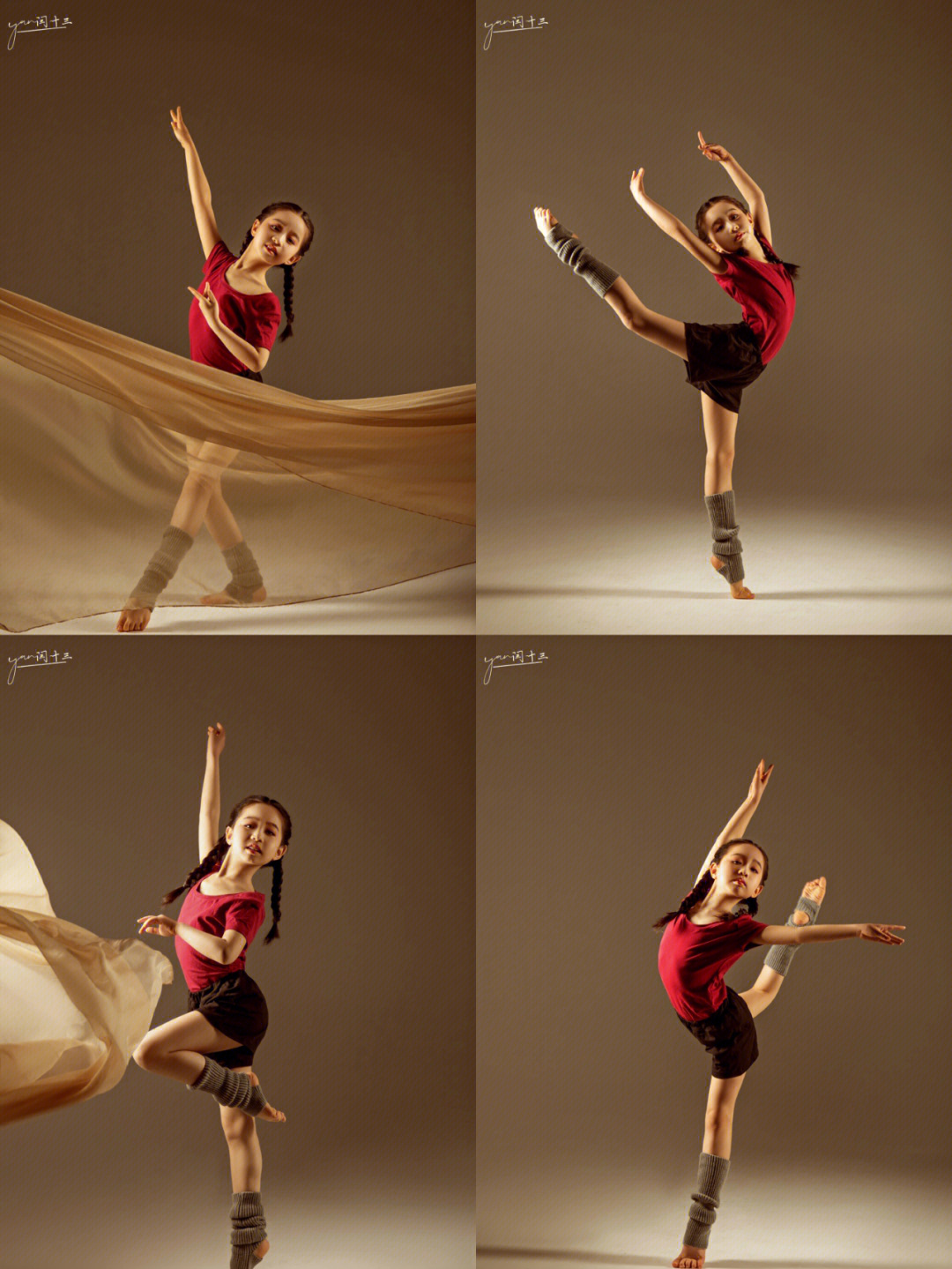 8岁专业小舞者儿童芳华舞蹈写真