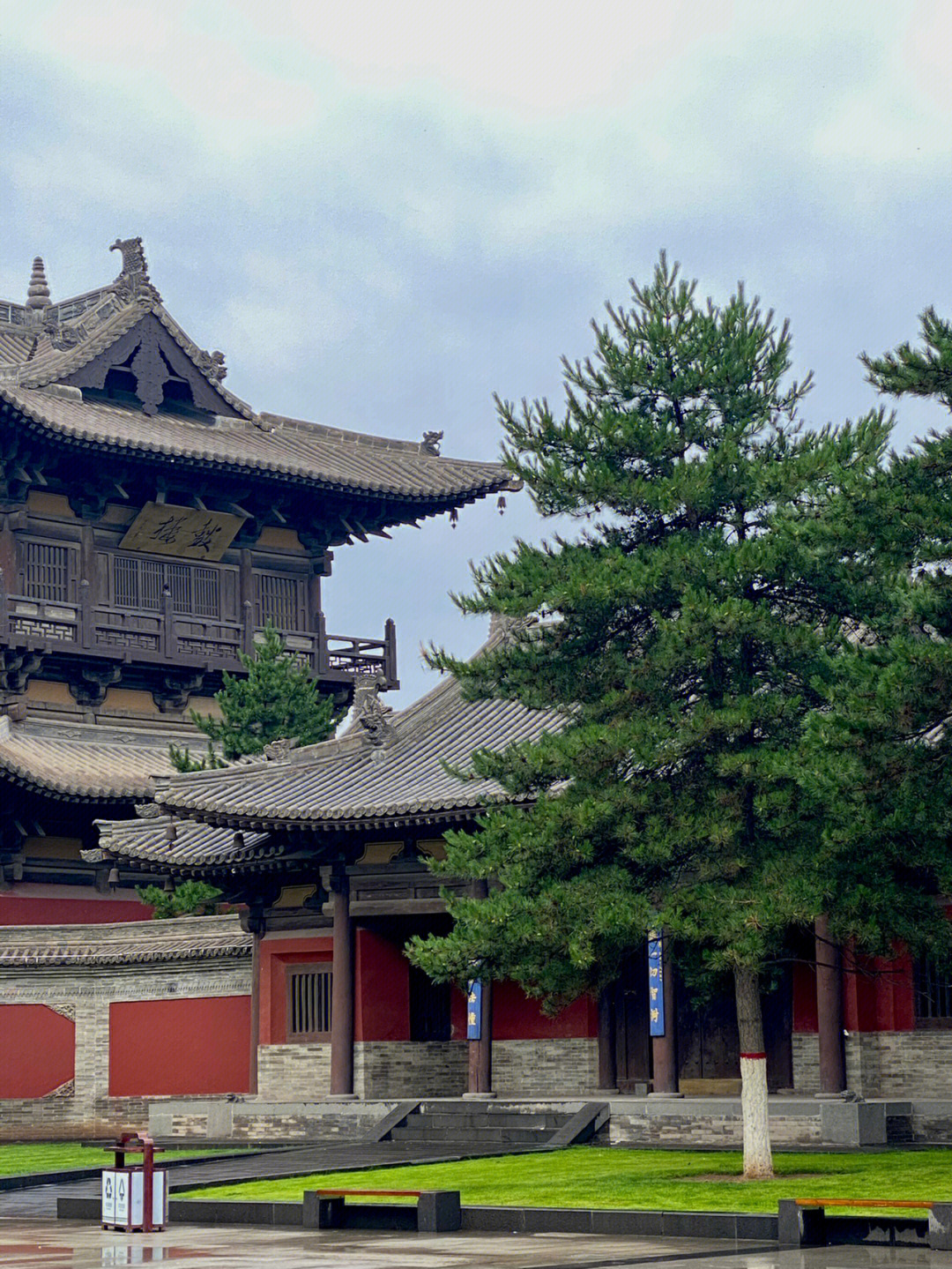 山西大同悬空寺云冈石窟应县木塔华严寺