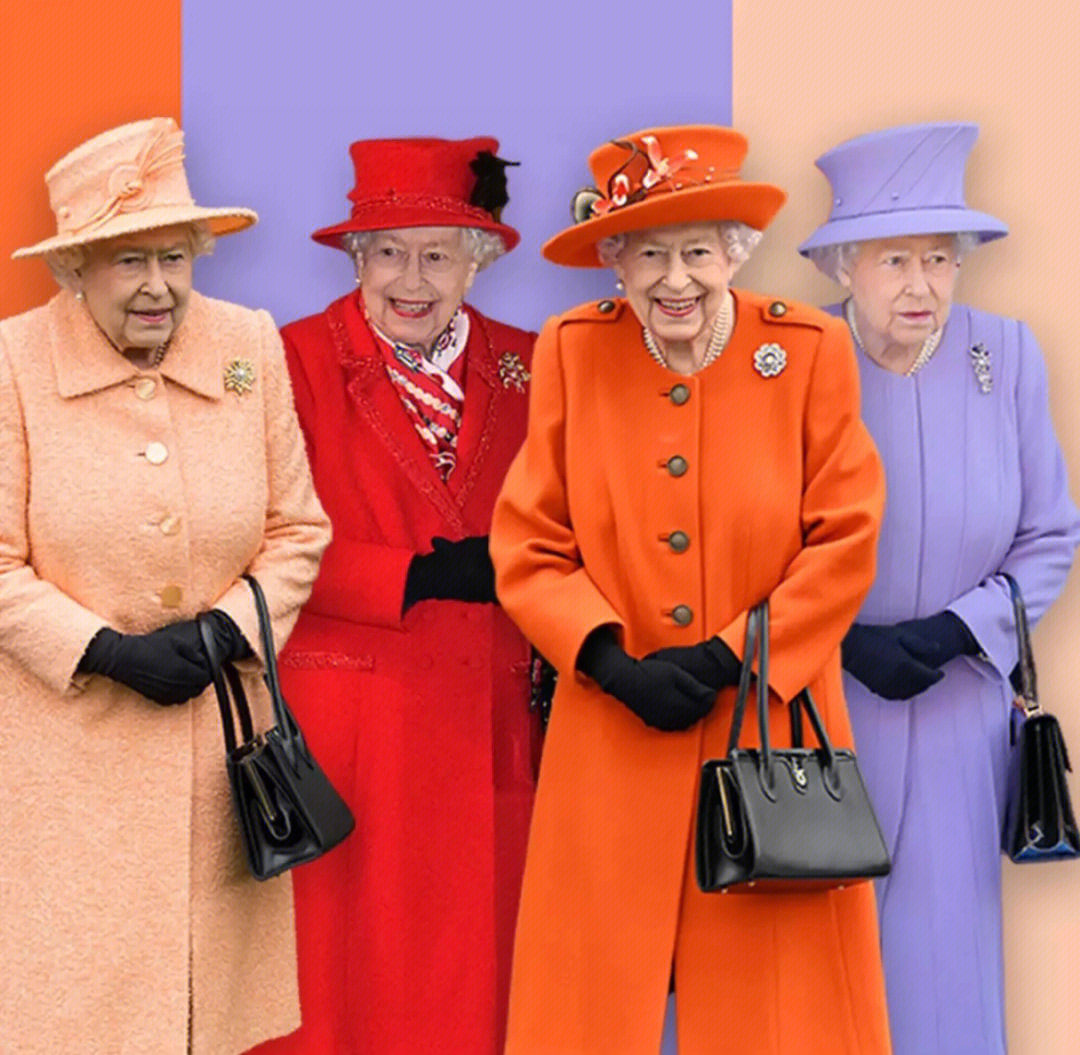 英国女王衣服颜色合集图片