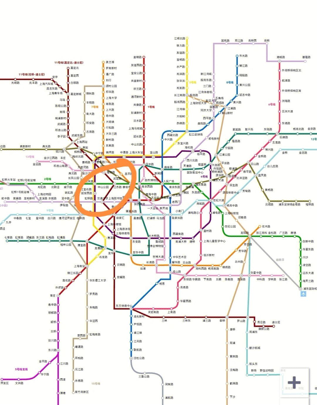 上海轨道四号线线路图图片