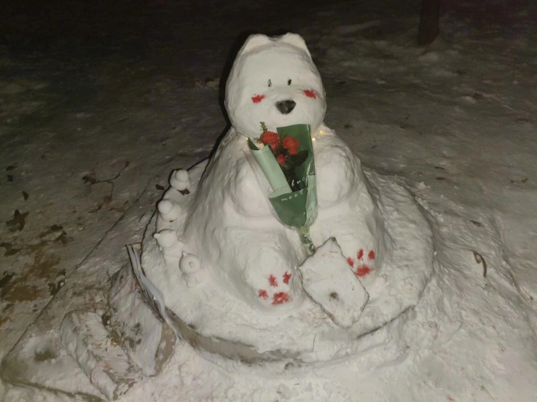 烧脑大师好可爱的雪人图片