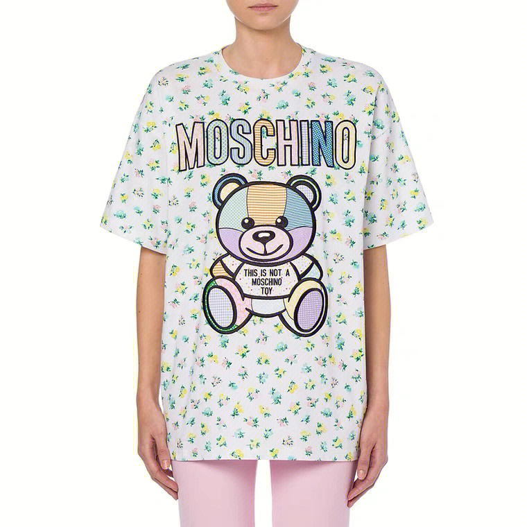 moschino泰迪熊体恤