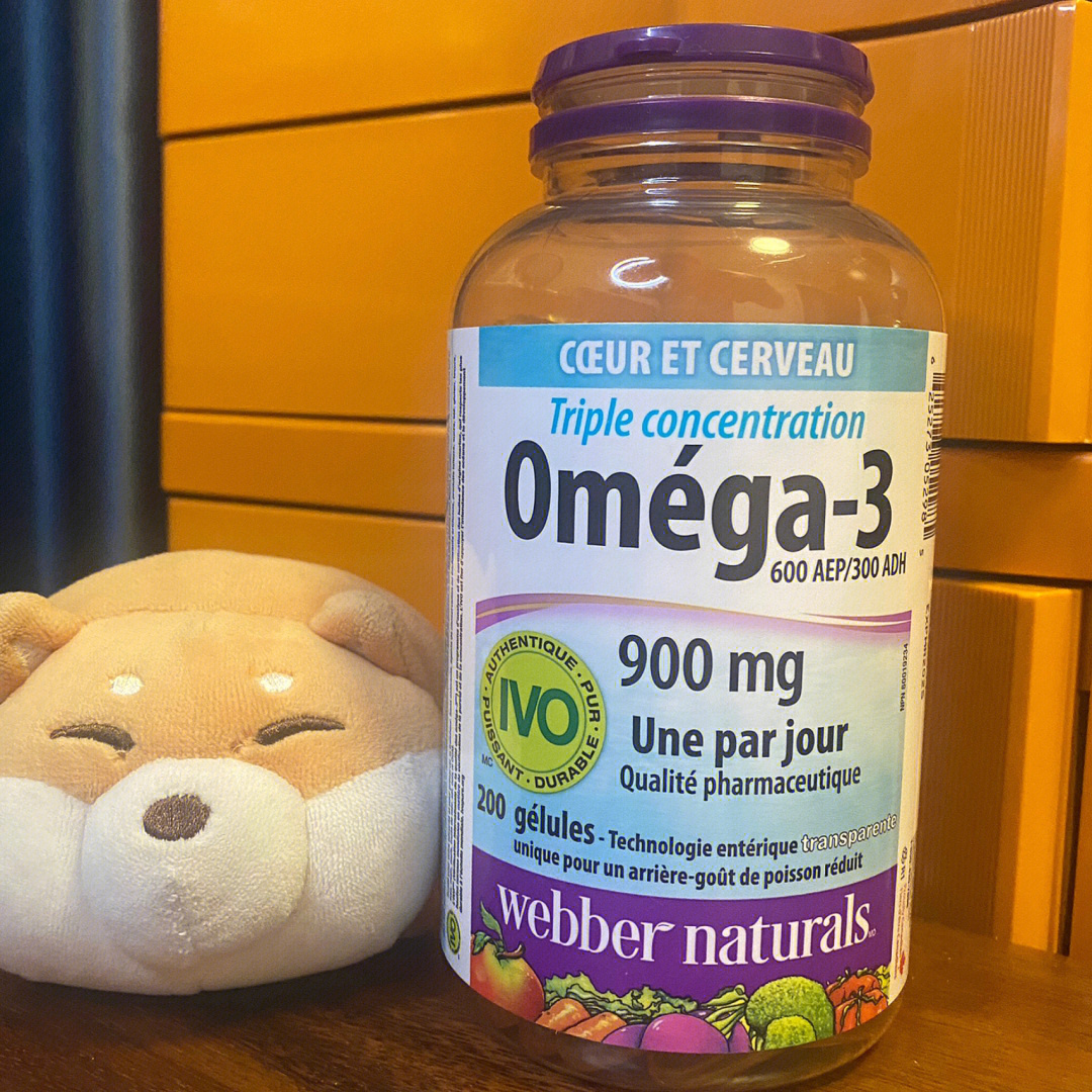 韦博omega3三倍浓缩深海鱼油软胶囊