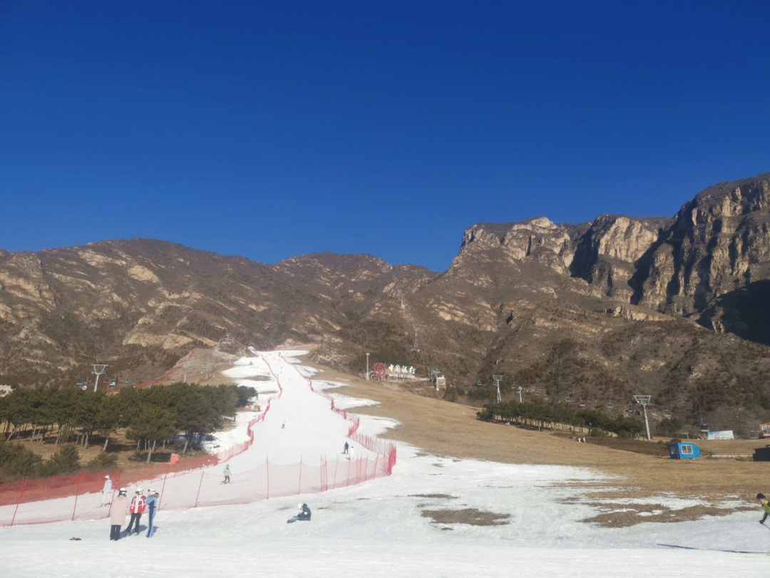 济源花石滑雪场图片