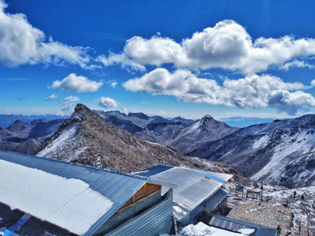 达古冰川美景