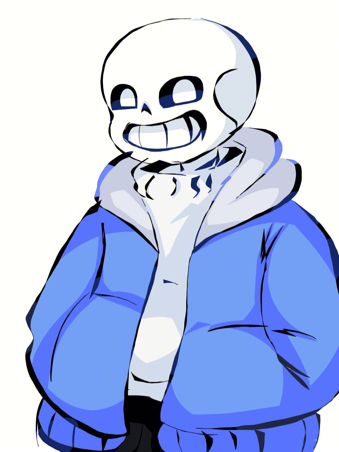 sans是爷的[点赞r#传说之下#undertale#sans#衫斯#指绘